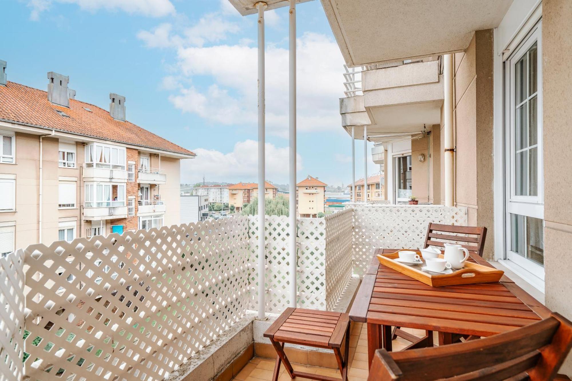Piso Con Piscina Leilighet Santander Eksteriør bilde